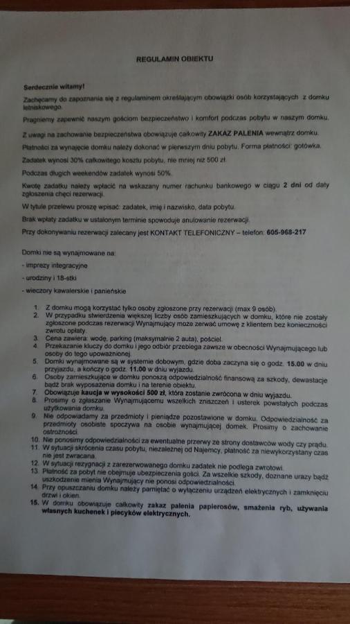 Domki Magnolia Крокова Экстерьер фото